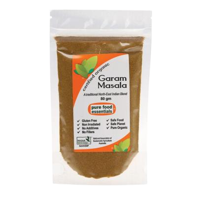 garam masala, pure food essentials, organic spices, indian blend, indian spices, additive free