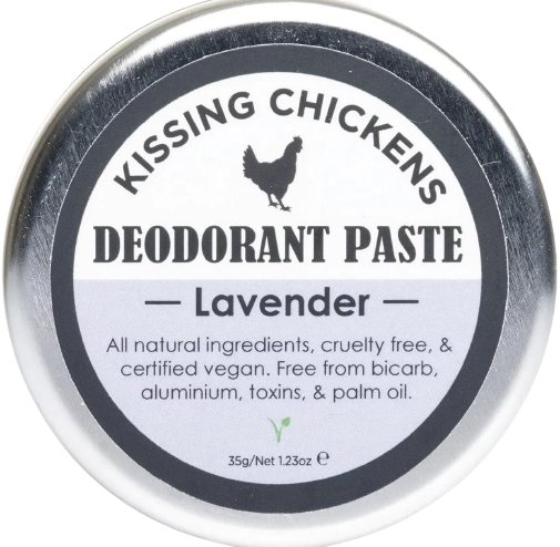 kissing chickens lavender deodorant paste