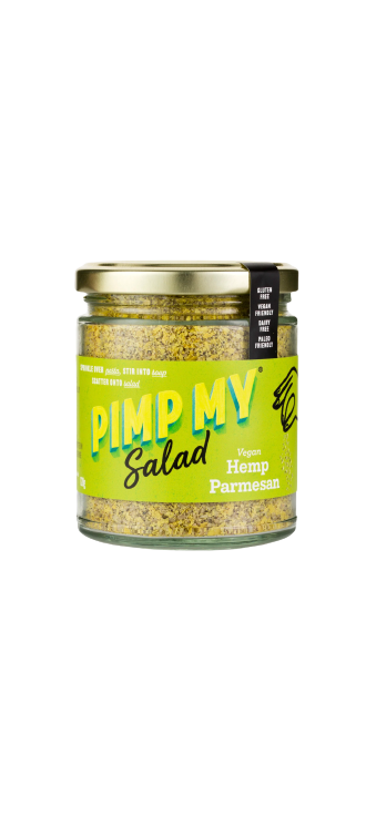 Pimp my salad vegan hemp parmesan jar