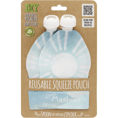 reusable food pouch, squeeze pouch, little mashies, baby food pouch, food pouch