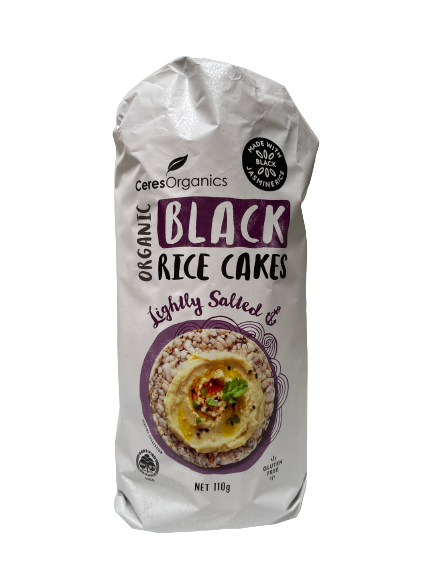 ceres organics black rice cakes